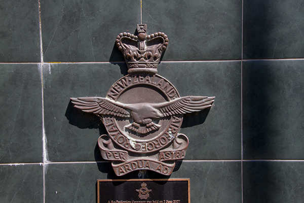 Fletcher Memorial Plaque RNZAF