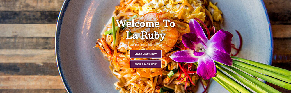 La Ruby Thai Restaurant 1000x320