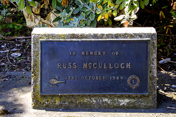 Russ McCulloch Plaque