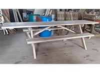 X Long BBQ Table