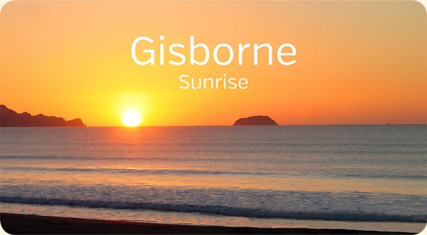 GS Gisborne Sunrise 800441